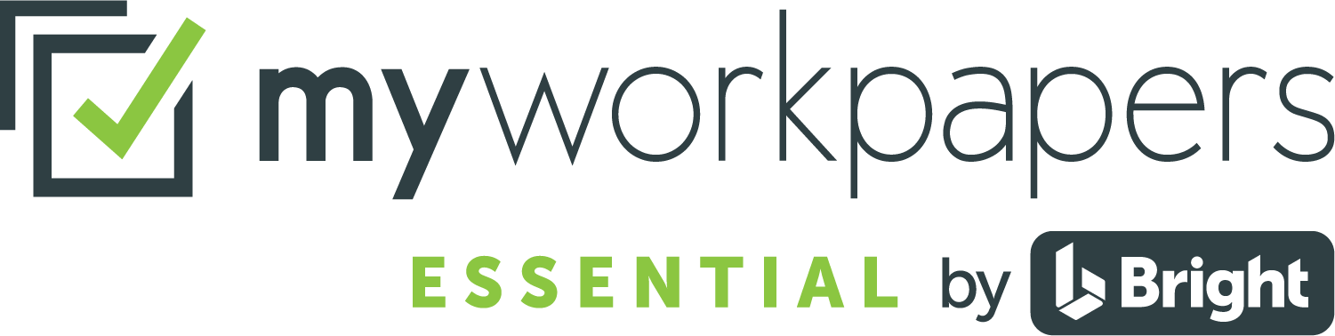 MyWorkpapers Essential Logo
